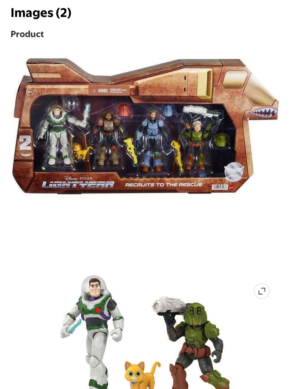 Lightyear Recruits to the Rescue Figure Pack - Green & Brown
